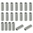 thumbnail image 1 of Unique Bargains Adaptateurs de Filetage Manchon Réducteur Écrou 20 Pcs M8x1.25 Mâle à M6x1 Femelle Réparation Insert Écrou 20mm, 1 of 7