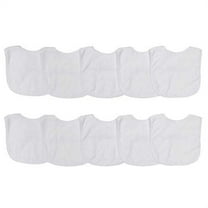 Neat Solutions Cotton Polyester Feeding Baby Bib, 10pk Unisex