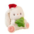 thumbnail image 1 of Cute Cartoon Christmas Rabbit Plush Toy Rabbit Doll Childrens Comfort Doll Christmas Birthday Gift, 1 of 5