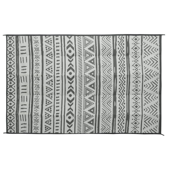 Outdoor Rug for Patio Clearance, 6x9 ft Waterproof Mat, Reversible Plastic Camping Rugs for Porch, Deck, Balcony, Backyard