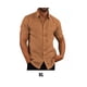 thumbnail image 2 of Minnieouse Banquete Senderismo Camisa de hombre Verano Botón abajo Manga corta Turn Down Neck Camisas Poliéster Ropa de moda Regalo de Camisetas Marrón SG, 2 of 5