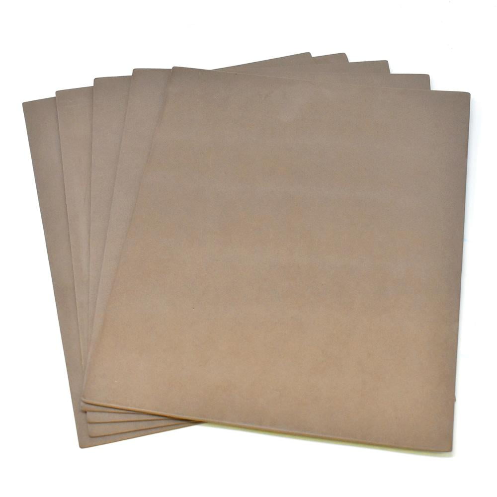 Plain EVA Foam Sheets, 9Inch x 12Inch, 5Piece, Dark Brown