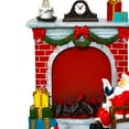 thumbnail image 5 of Figurita coleccionable de chimenea navideña BLESIY Figura de chimenea luminosa navideña, 5 of 5