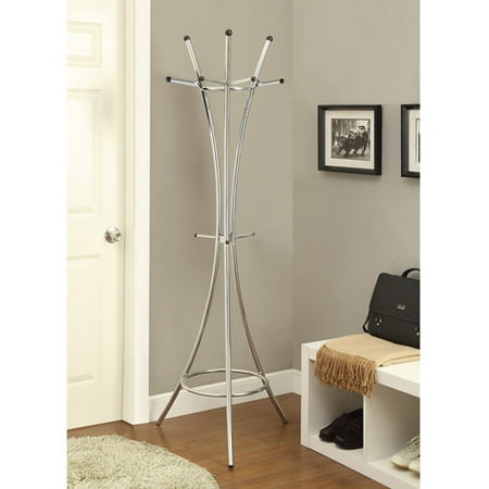 Coaster Company Coat Rack, Chrome Finish