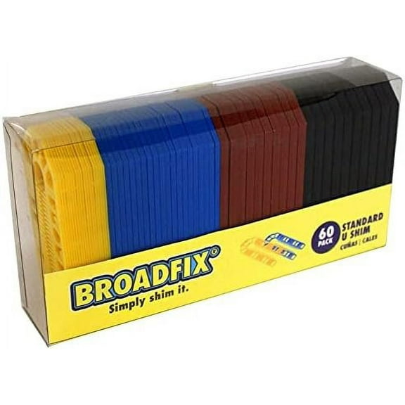 Broadfix Shim Flat Plastic 60PK