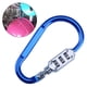 thumbnail image 5 of de mosquetón de 3 dígitos, resistente a la intemperie, de metal, multiusos, impermeable, sin llave, libre de óxido, apto para armario, , s S Sunnimix Candado Mosquetón, 5 of 7