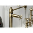 thumbnail image 4 of Kingston Brass KS3703AX Restoration Deck Mount Pot Filler Faucet, Antique Brass, 4 of 8