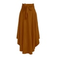 thumbnail image 4 of Vaqueros elásticos de cintura media y pierna ancha para mujer - Pantalones vaqueros informales de poliéster, XS-XXL, 4 of 4