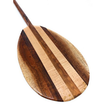 Unique Albino AAA Grade Koa Paddle 60" w/ Maple Inlays | #koa4302