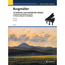 12 Brilliant and Melodious Studies, Op. 105, (Paperback)