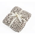 thumbnail image 7 of Faux Fur Shar Pei Throw Blanket, Fluffy Cozy Snow Leopard Throw for Couch Living Room Bedroom Home Décor, Snow Leopard 50\, 7 of 7