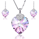 thumbnail image 1 of Hermoso Set Dije Collar Y Aretes Malubero Malu1723, 1 of 3