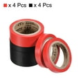 thumbnail image 3 of Uxcell 26Ft Tennis Racket Badminton Racquet Grip Finishing Tapes, Black/Red 8 Pack, 3 of 6