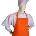 thumbnail image 4 of Chefskin ORANGE Adult Chef Set (Apron+hat) Adjustable, Ultra Lite Fabric, 4 of 4