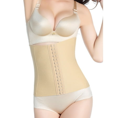Womens Extra Firm Control Shapewear Waist Nipper Tummy Slimmer Underbust Waist Trainer Corset Cincher Body Shaper Girdle