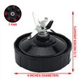 thumbnail image 1 of Blender Replacement Parts for Ninja, 4 24Oz Cups with To-Go Lids, 7 Fins Extractor Blade, for Auto IQ, 1 of 6