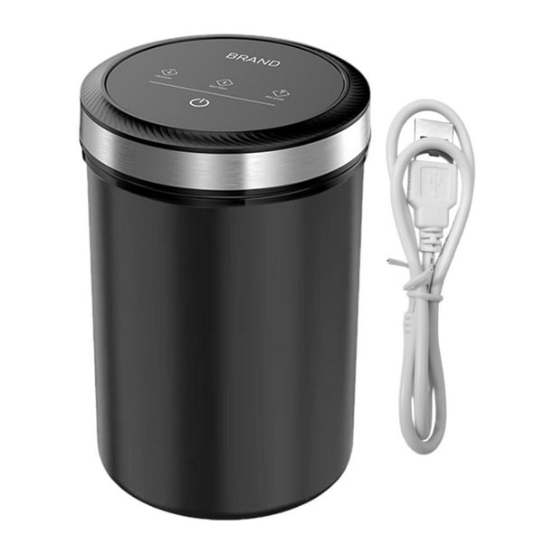Bote de café al vacío automático, contenedor de almacenamiento de alimentos, contenedor de comida de boca ancha, contenedor de café para té, azúcar, negro