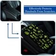 thumbnail image 5 of Alien Car Armrest Pad Cover, Soft Comfortable Furry Printed Armrest Accessory 12.5x8.2 Inch, 5 of 6