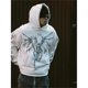 thumbnail image 2 of Sudadera con capucha holgada informal con hebilla de metal y estampado de dragón de Thug Club 24ss de alta calidad para otoño/invierno, estilo coreano de estilo vintage de calle, 2 of 5