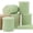 sage green, variant on 4 Rolls 1-1/2 Inch Sage Green Lime Chiffon Silk Ribbon 22yds Handmade Fringe Ribbons Set for Wedding Invitations, Bridal Bouquets, Gifts Wrapping, Christmas (sage, 22yds, 1.5") sage green 1 1/2inch