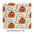 thumbnail image 3 of Miwamany Halloween Ghost Table Runner , Fabric Spooky Dining Decor, Seasonal Fall Kitchen Restaurant Tablecloth for Party Home Celebration Centerpiece, 3 of 8