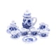 thumbnail image 5 of Juego de té en miniatura CUTICAT 1/12 Tetera cerámica estilo chino, 5 of 8