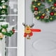 thumbnail image 5 of Seyotauo Festive Christmas Decorations Indoor,Cartoons Santa Claus Door Handle Protective Cover with Bells,5 inch Soft Anti-Collision Cover,Washable Reusable No Fading for Bedrooms Kitchens Bathrooms, 5 of 6