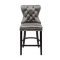 thumbnail image 4 of Tabouret Boyel 26" en gris ENSEMBLE DE 2, 4 of 5