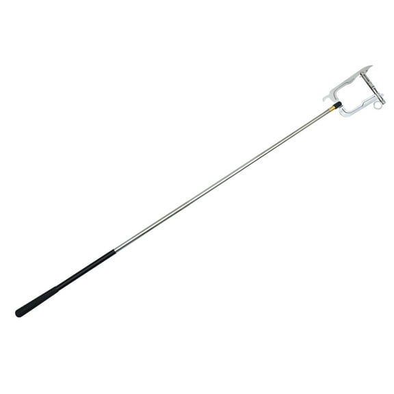 STOBOK Multi-Purpose Boat Hook Telescopic Black Stainless Steel 1Set