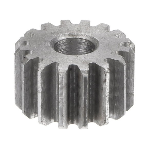 Unique Bargains Straight Spur Gear 12mm Inner Aperture 16T 1 Module 45# Steel Motor Gear