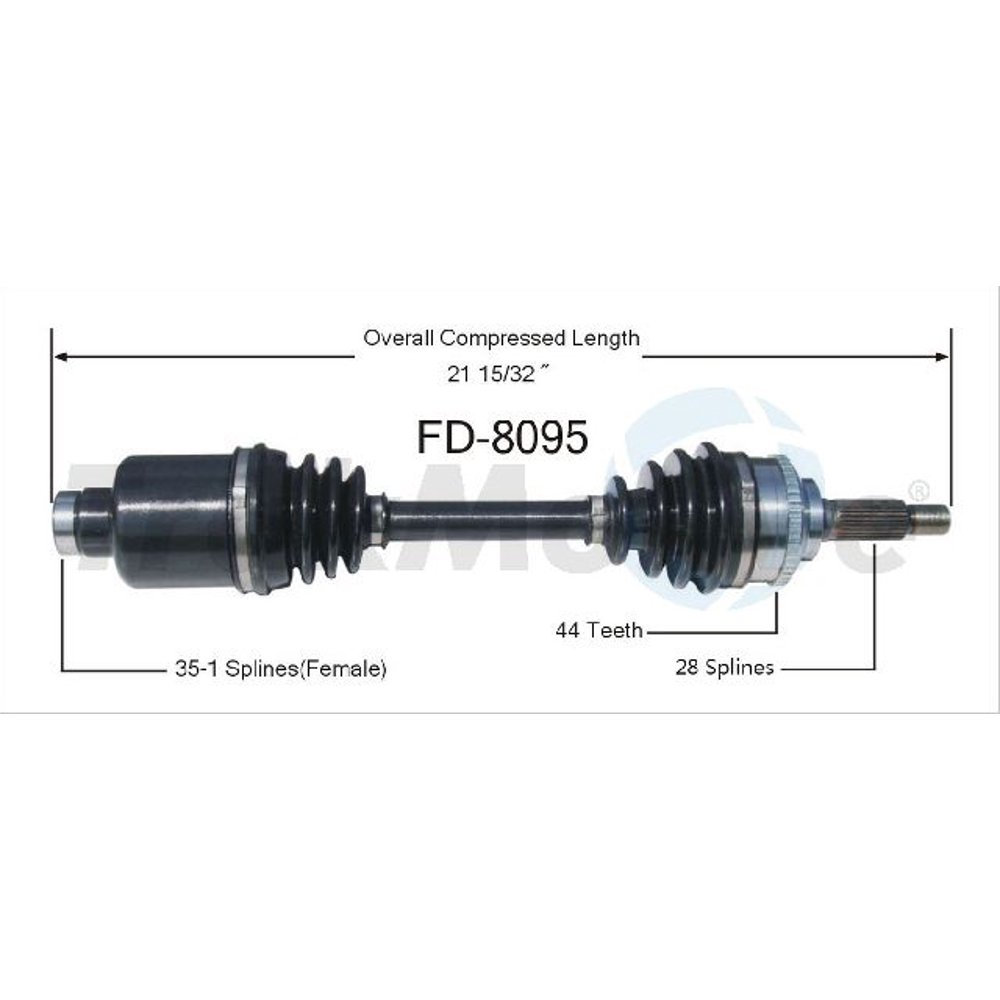 OE Replacement for 20012012 Ford Escape Front Right CV Axle Shaft