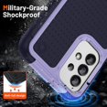 thumbnail image 2 of Funda para Samsung A73 5g, doble capa de protección, a prueba de golpes, protección para pantalla y cámara., 2 of 5