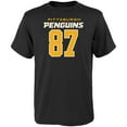 thumbnail image 2 of Youth Sidney Crosby Black Pittsburgh Penguins Name & Number T-Shirt, 2 of 3