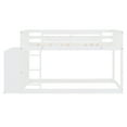 thumbnail image 6 of [Luckynote]Twin over Twin Bunk Bed with 4 Drawers and 3 Shelves-White, 6 of 10
