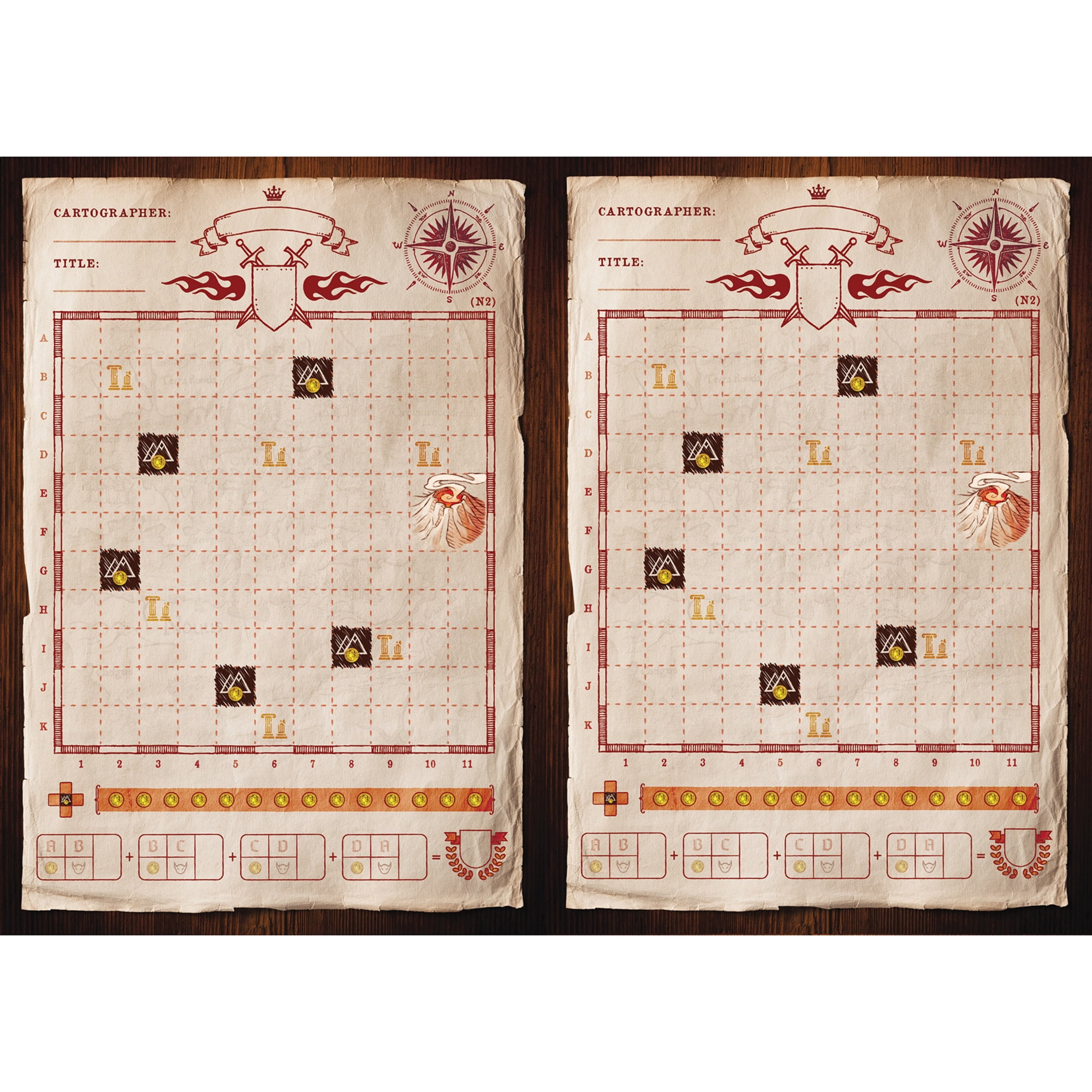 Strategy Board Game Cartographers Map Pack Collection Expansion ...