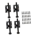 thumbnail image 4 of 4 patas niveladoras para muebles, de acero, fáciles de instalar, ajustables con tornillos para banco de trabajo, silla y estantería. 10 centímetros, 4 of 8