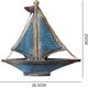 thumbnail image 2 of Hanging Wall Decor Boat Wheel Anchor Sailboat Nautical, Nautical Boat Steering Rudder Wall, 2 of 3