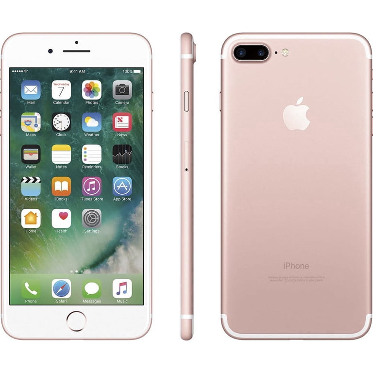 Restored Apple iPhone 7 Plus - Carrier Unlocked - 128GB Rose Gold