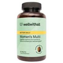 WellWithAll Women’s Multi | Essential Vitamins, Minerals & Iron | 60 Tablets