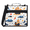 Multicolor 2, variant on Herdesigns Coastal Sailboat Zipper Binder 1.5 Inch 3 D-Rings with Shoulder Strap & Handle, Waterproof Seaside Nautical Binder Organizer Bag for 13 Inch Laptop
