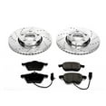 thumbnail image 3 of PowerStop Front Z23 Evolution Sport Carbon-Fiber Ceramic Brake Pad and Drilled & Slotted Rotor Kit Fits: AUDI VOLKSWAGEN Select Models K528, 3 of 10