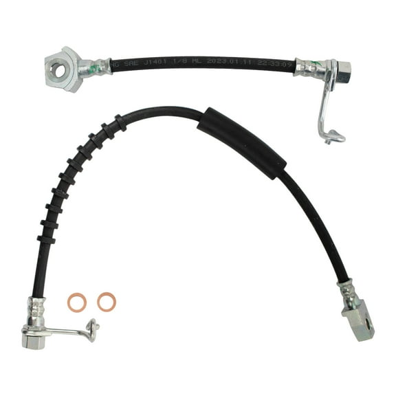 TRQ Rear Brake Hose Set BLA63902 Fits Select 2000-2000 Ford Excursion , 1999-2000 Ford F-250 Super Duty