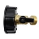 thumbnail image 5 of Adaptador para tanque de agua HONGDI de 275 a 330 galones IBC, manguera de latón de 2", conector para manguera de jardín, piezas de válvula, 5 of 8