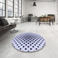 thumbnail image 4 of Ahgly Company Tapis Rectangulaire d'Intérieur Lavable en Machine Lavande Bleu Transitionnel, 8 Pieds x 10 Pieds, 4 of 7