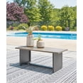 thumbnail image 2 of Signature Design by Ashley Bree Zee Modern Outdoor End Table, Brown, 2 of 6