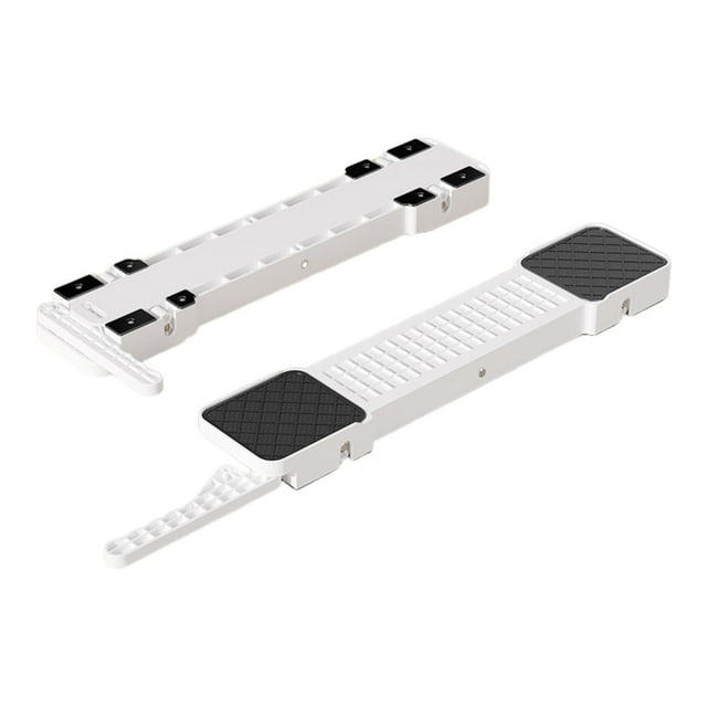 simhoa 2x Rouleau d'Appareil Premium Séchoir à Linge Multifonction Support de Machine à Laver Blanc