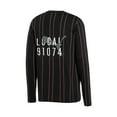 thumbnail image 2 of Puma Local 91074 Mens Long Sleeve Striped Crewneck T-Shirt (Medium, Black), 2 of 2