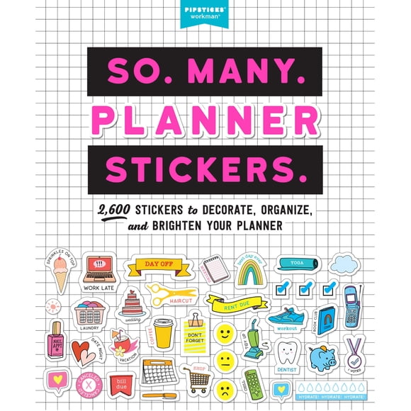 Pegatinas Planner Workman So. Muchos. Pegatinas. 2.600 pegatinas