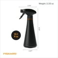 thumbnail image 6 of Fiskars Indoor and More Watering Plant Mister Spray Bottle, 10 fl oz , Black Recycled Plastic, New, 6 of 12