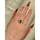 thumbnail image 2 of A High Sparkle Emerald Green Engagement Ring Wedding Band For Women s925 Sterling Silver Promise Ring Eternity Ring Vintage Fine Jewelry Gift For Party Dating, 2 of 4